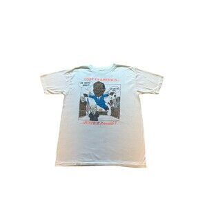 Vintage Marion Barry T Shirt Men’s L 90s We Saw The Tape Rap Tee